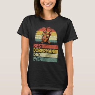 Coole Männer: Bester Dobermann-Vater Ever zum Vate T-Shirt