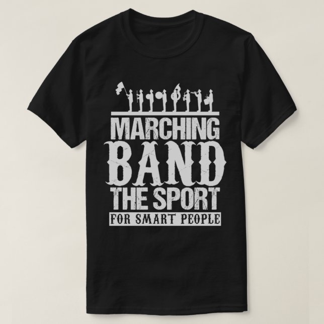 Coole Marching-Band für intelligente Menschen T-Shirt (Design vorne)