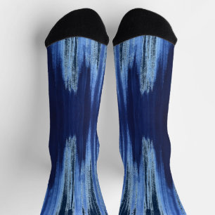 Coole Marineblau-gefärbte Krawatte Boho Hippie Soc Socken