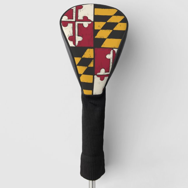 Coole Maryland-Flagge Golf Headcover (Vorderseite)