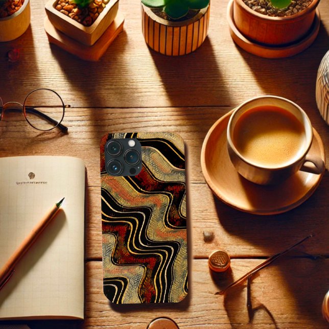 Coole Maskuline Abstrakt Moderne Einzigartiges Bra Case-Mate iPhone Hülle (Von Creator hochgeladen)