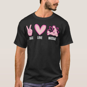 Coole Massage Therapeutin Design für Männer Massag T-Shirt