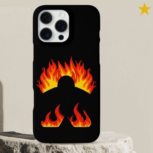 Coole Meeple auf Feuer Brettspiele iPhone Hülle (Von Creator hochgeladen)