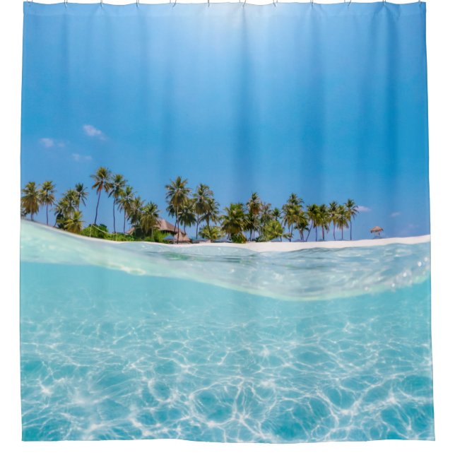 Coole Meerestiere Duschvorhang (Vorderseite)