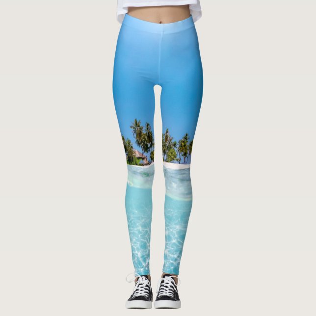 Coole Meerestiere Leggings (Vorderseite)