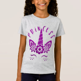 coole Meerjungfrau-Glitzer-Einhorn-Prinzessin T-Shirt