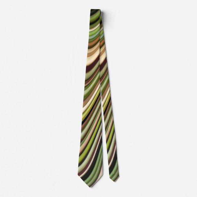 Coole, mehrfarbige, kurvenreiche Linien Krawatte (Vorderseite)