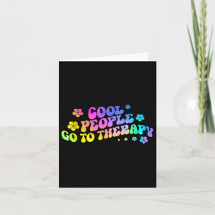 Coole Menschen gehen zu Therapiebewusstsein s Karte