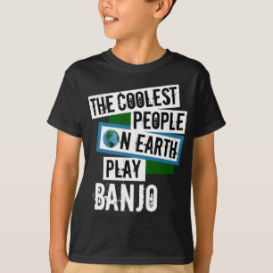 Coole Menschen spielen Banjo T-Shirt