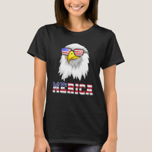 Coole Merica US Flag Sonnenbrille Patriot American T-Shirt