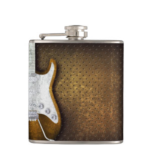 Coole Metal Grunge E-Gitarre Alkohol Hip Flask Flachmann