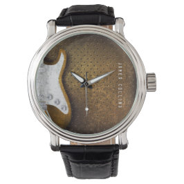 Coole Metal Grunge Electric Gitarre Personalisiert Armbanduhr