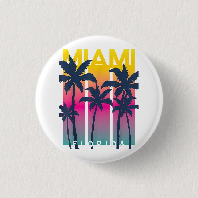 Coole Miami Florida Graphic Design T-Shirts, I Lie Button (Vorderseite)