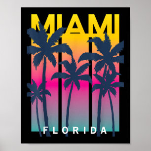 Coole Miami Florida Graphic Design T-Shirts, I Lie Poster