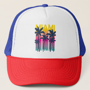 Coole Miami Florida Graphic Design T-Shirts, I Lie Truckerkappe