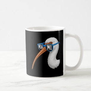 Coole Miami White Ibis Sonnenbrille Florida Vogel Kaffeetasse