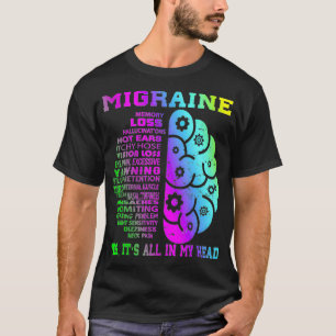 Coole Migräne Erinnerung Weniger Halluzinationen T-Shirt
