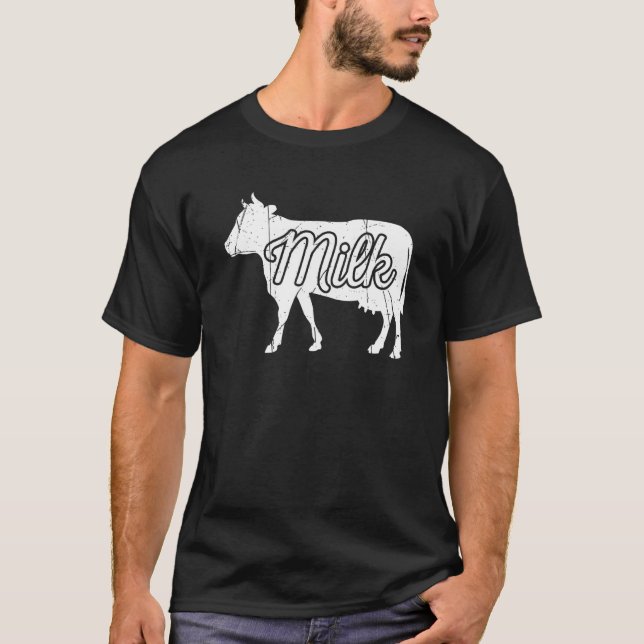 Coole Milchkuh Bauer Landwirtschaft Mütter T-Shirt (Vorderseite)