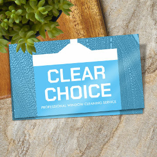 Coole minimale Fensterreinigungsdienste Visitenkarte