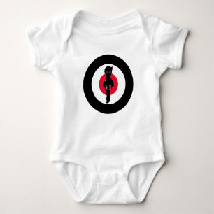 Coole Mod in Silhouette Baby Strampler
