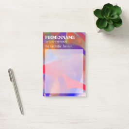 coole moderne abstrakte Malerei  Post-it Klebezettel