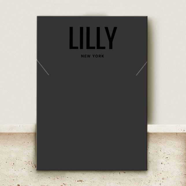 Coole, moderne Black-Necklass-Bracelet-Grafikkarte (Von Creator hochgeladen)