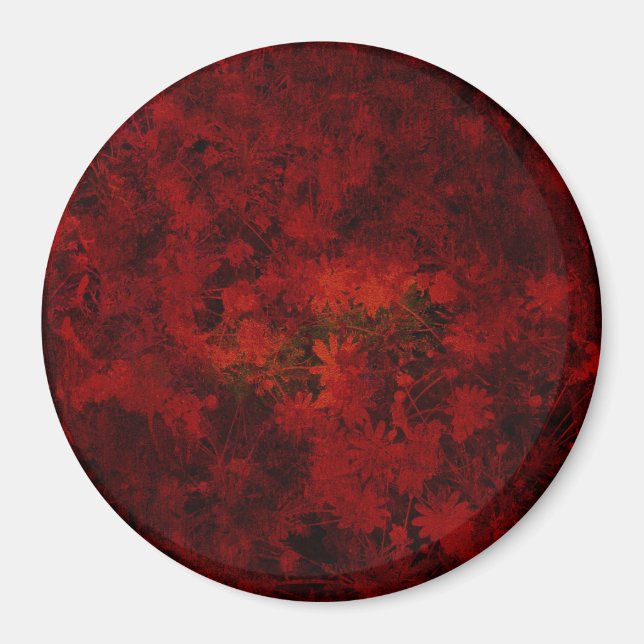 Coole, moderne Blumenkunst / Blume Magnet (Vorne)