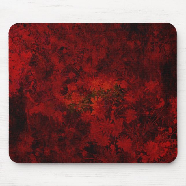 Coole, moderne Blumenkunst / Blume Mousepad (Vorne)