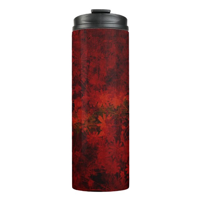 Coole, moderne Blumenkunst / Blume Thermosbecher (Vorderseite)