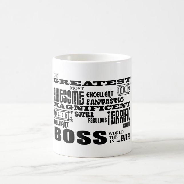 Coole moderne Fun Bosses: Beste Boss Kaffeetasse (Mittel)