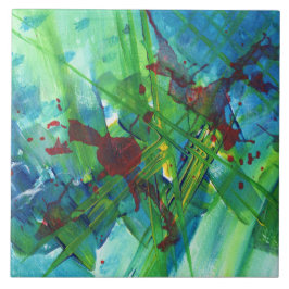 Coole, moderne Keramik für Abstrakte Akrylkunst Fliese