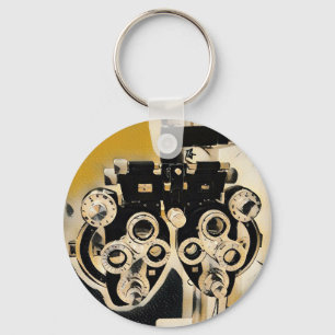 Coole moderne Optometristen Phoroptor-Objektive Schlüsselanhänger