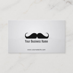 Coole moderne Schnurrbart Visitenkarte