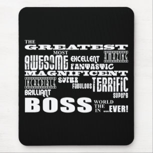 Coole moderne Spaß-Chefs: Bestster Chef Mousepad