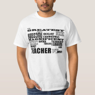 Coole moderne Spaß-Lehrer: Bestste Lehrer-Welt T-Shirt