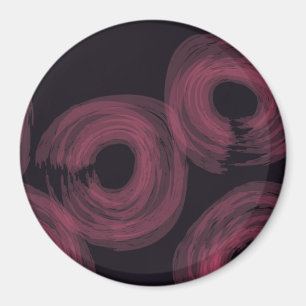 Coole, moderne, trendige Aquarellbilder Magnet