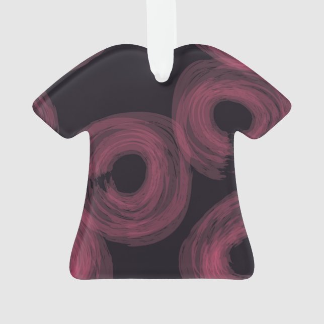 Coole, moderne, trendige Aquarellbilder Ornament (Rückseite)
