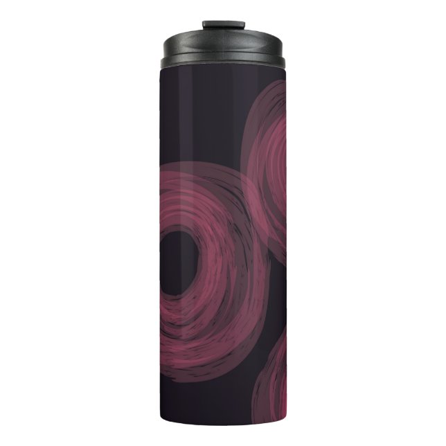 Coole, moderne, trendige Aquarellbilder Thermosbecher (Vorderseite)
