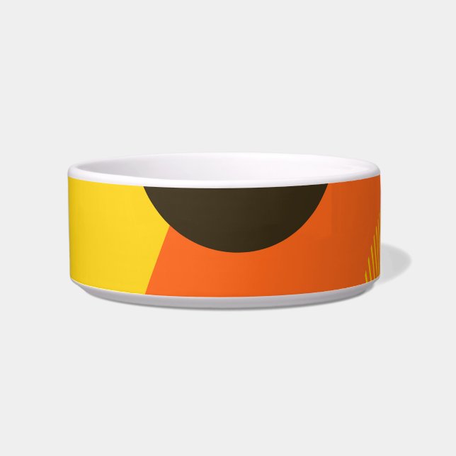 Coole, moderne, trendige, urbane Memphis-Illustrat Napf (Vorderseite)