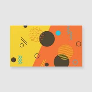 Coole, moderne, trendy, städtische magnetkarte