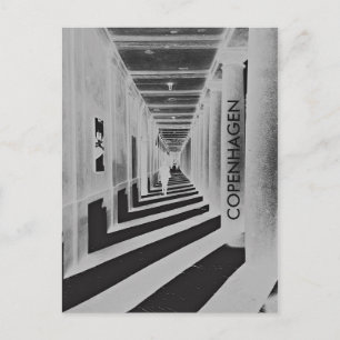 Coole, moderne und einzigartige Kopenhagener Frau  Postkarte