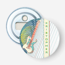 Coole moderne weiße und Aquamarine elektrische Git