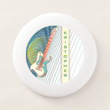 Coole moderne weiße und Aquamarine elektrische Git