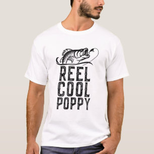 Coole Mohnangeln Gezwitscher Opa Gaben Christ T-Shirt