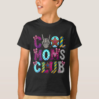 Coole Mom Club Retro Leopard Disco Hand Spaß Humor T-Shirt