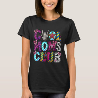 Coole Mom Club Retro Leopard Disco Hand Spaß Humor T-Shirt