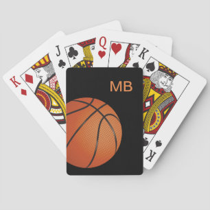 Coole Monogram Basketball Theme Poker Playing Card Spielkarten