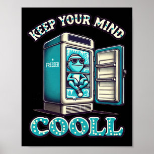 Coole Motivierend Angebotsaufkleber behalten Poster