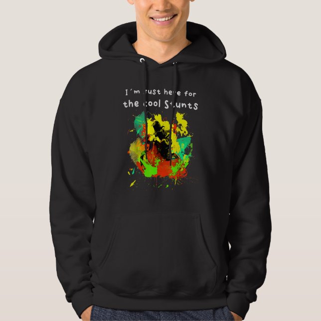 Coole Motocross-Stunts Hoodie (Vorderseite)