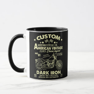 Coole Motorrad Firma 1971 Geburtstag Amerikanische Tasse